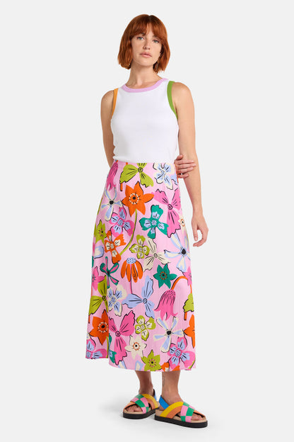 Gorman - Smell The Flowers Midi Skirt - print