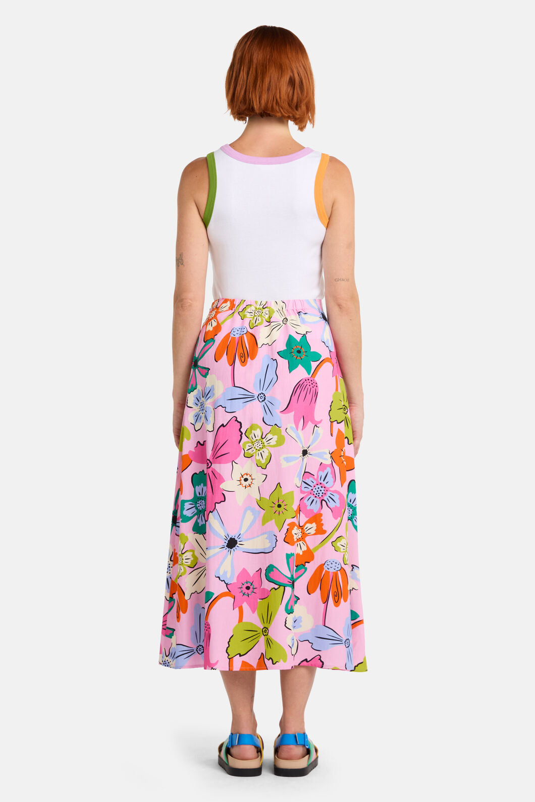 Gorman - Smell The Flowers Midi Skirt - print