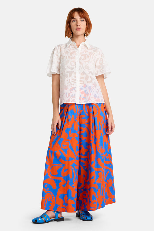 Gorman - Firecracker Burnout Shirt - white
