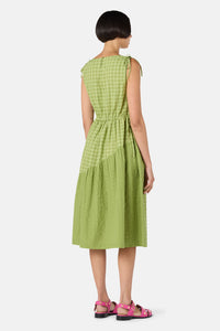 Gorman - Ready Check Tiered Dress - green