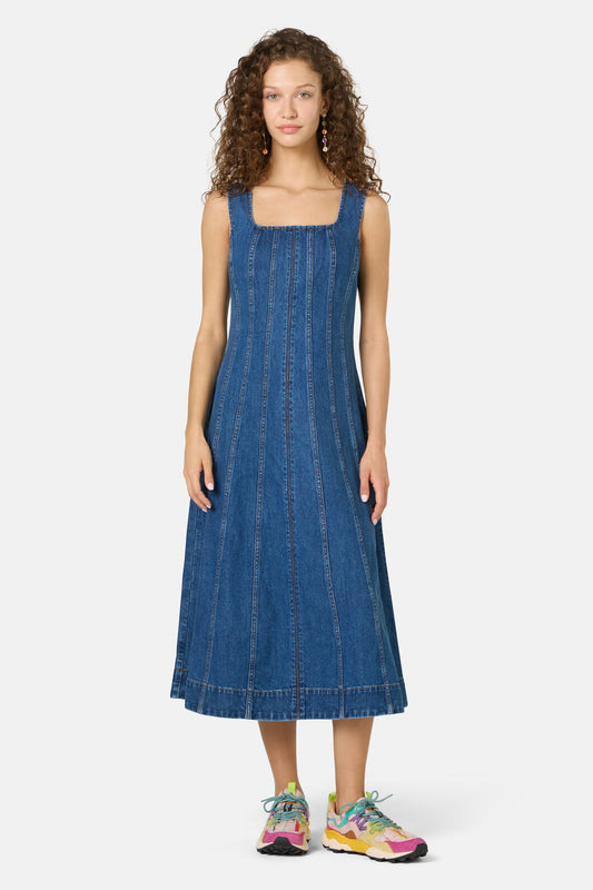 Gorman - Forget Me Not Denim Midi Dress - denim