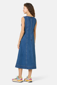 Gorman - Forget Me Not Denim Midi Dress - denim
