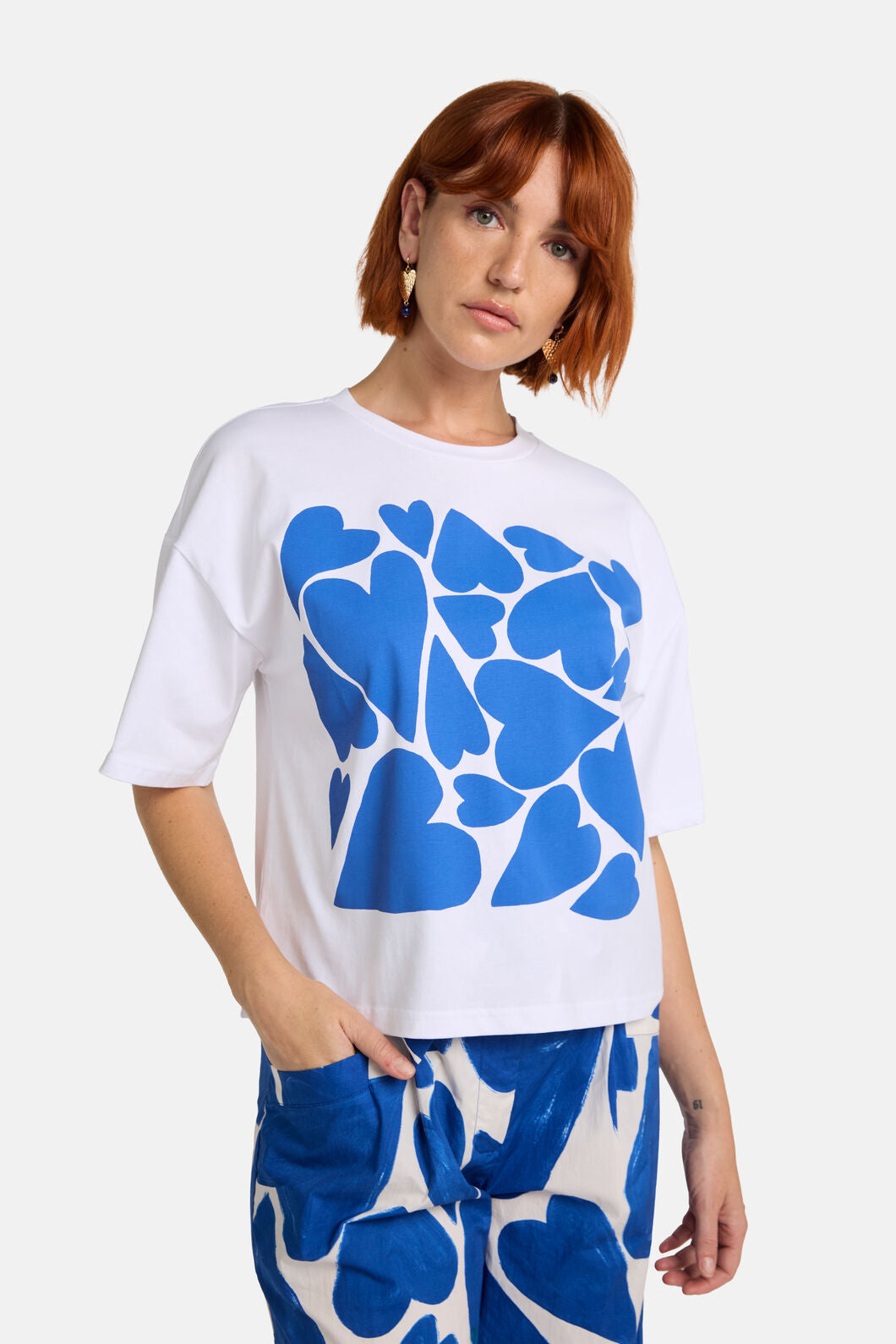 Gorman - Heartbeat Placement Relaxed Tee - white