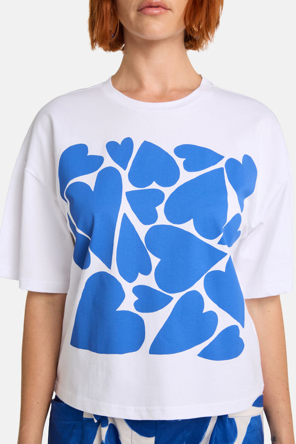 Gorman - Heartbeat Placement Relaxed Tee - white