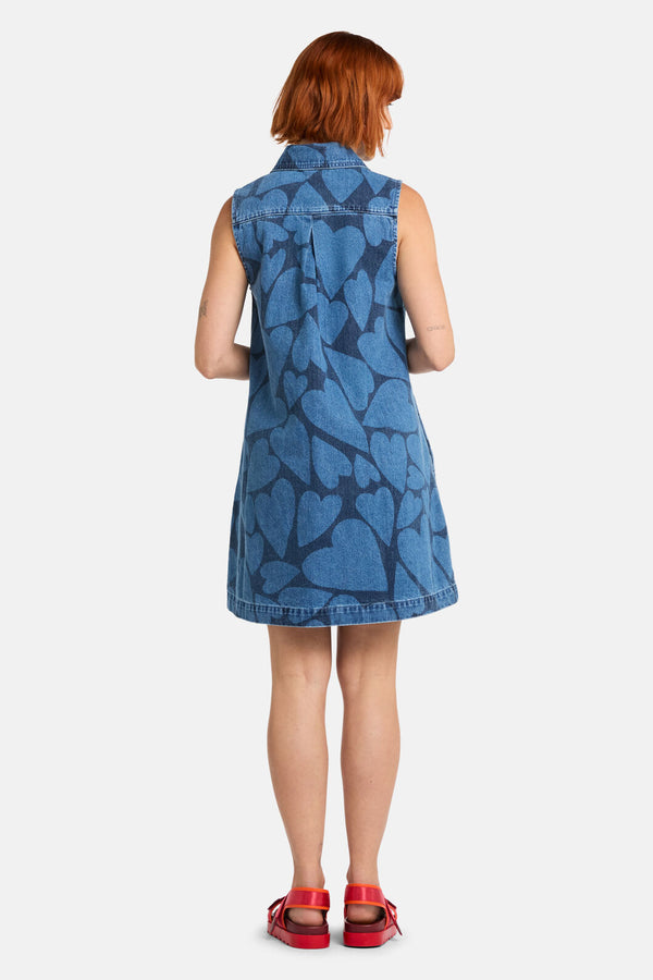 Gorman - Heartbeat Denim Tie Dress - denim