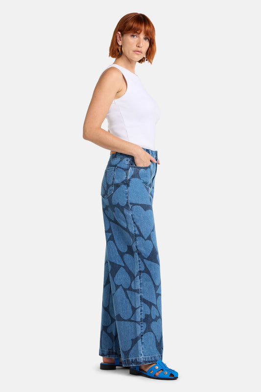 Gorman - Heartbeat Denim Wide Jean - denim