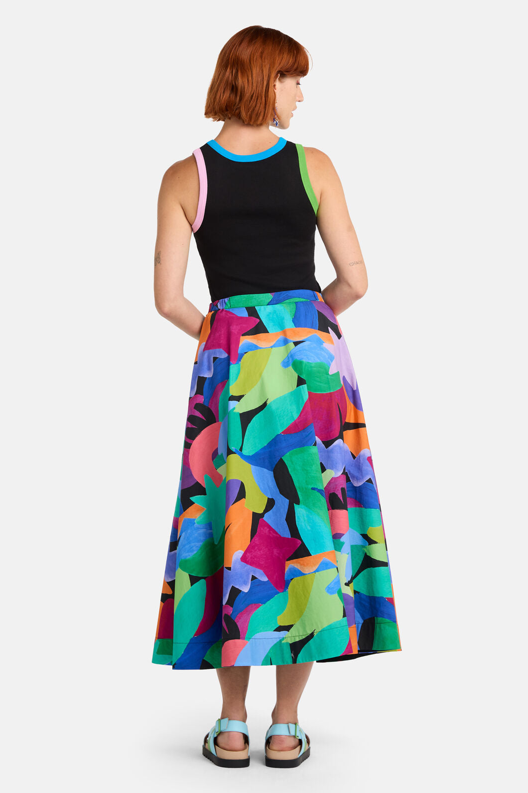 Gorman - Tangled Tropic Midi Skirt - print