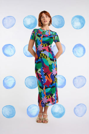 Gorman - Tangled Tropic Mesh Dress - print