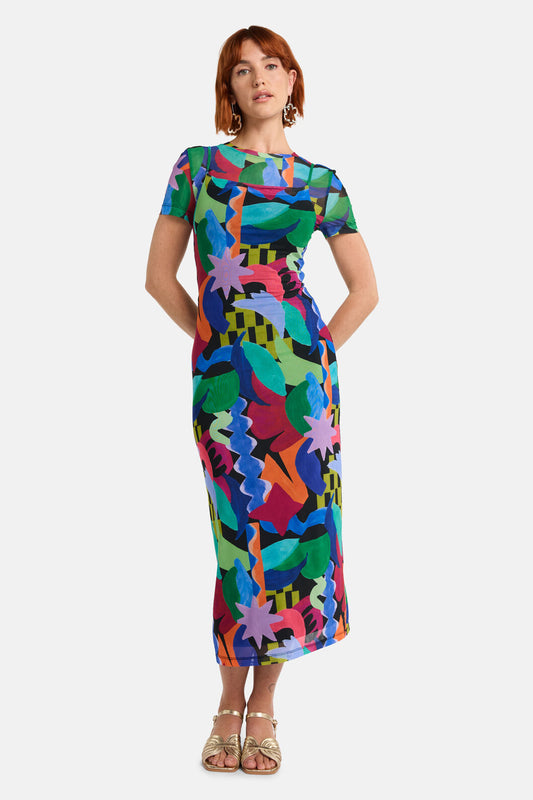 Gorman - Tangled Tropic Mesh Dress - print