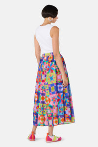 Gorman - Pinwheel Printed Skort - print