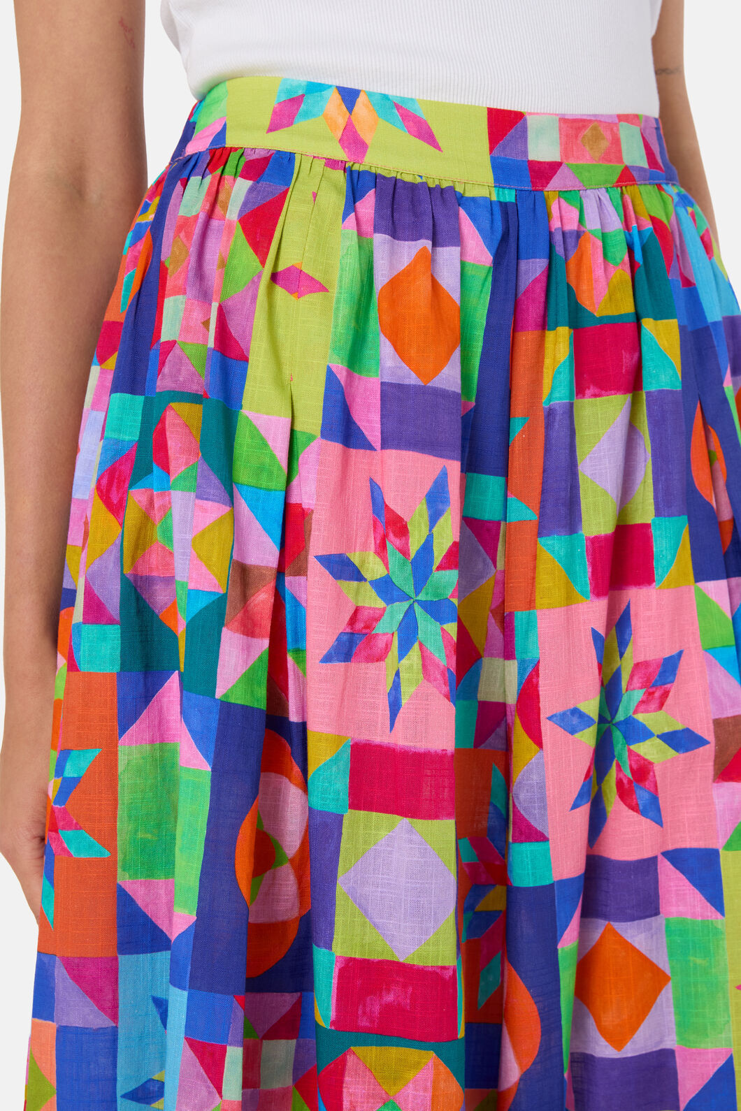 Gorman - Pinwheel Printed Skort - print