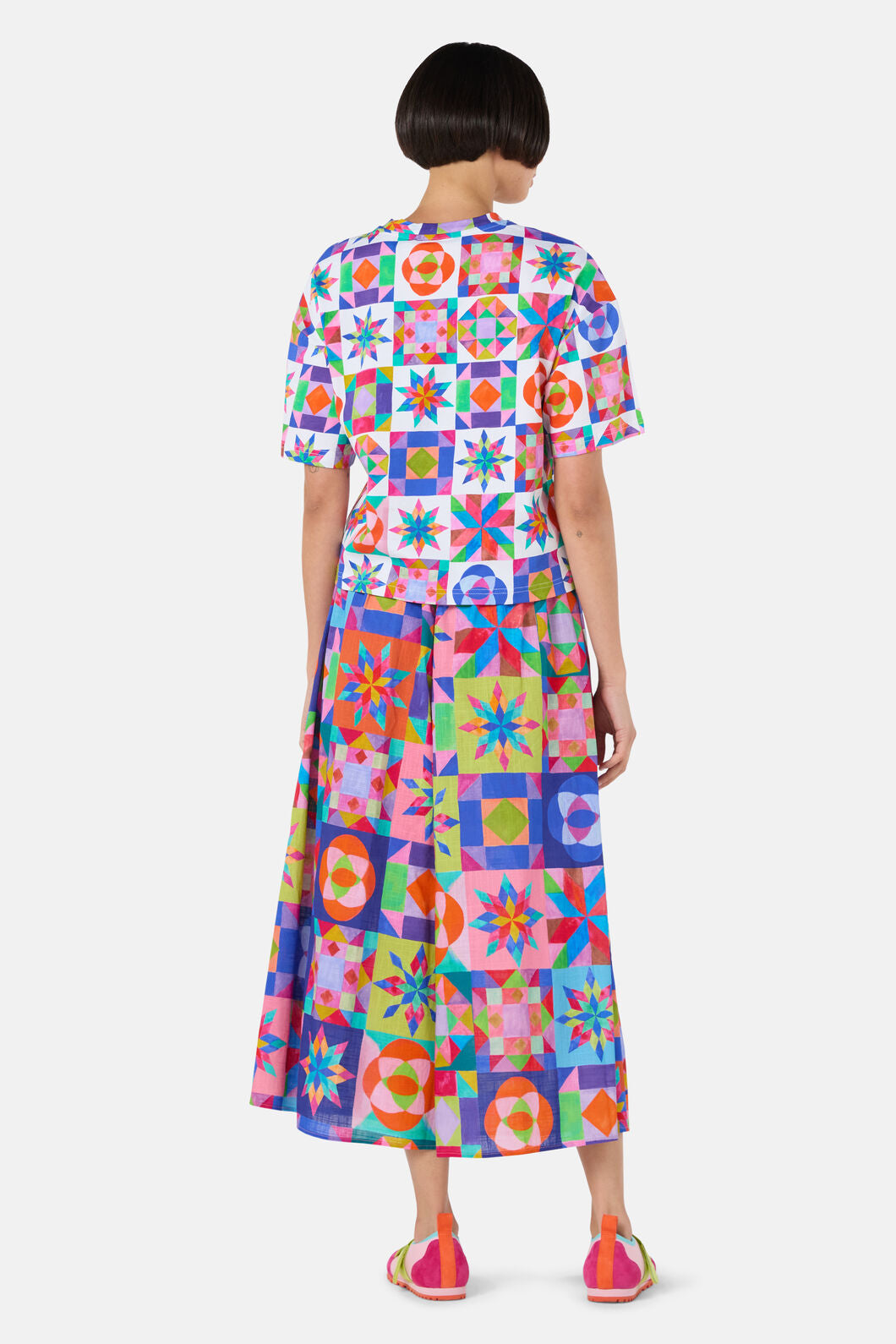 Gorman - Pinwheel Cotton Relaxed Tee - print