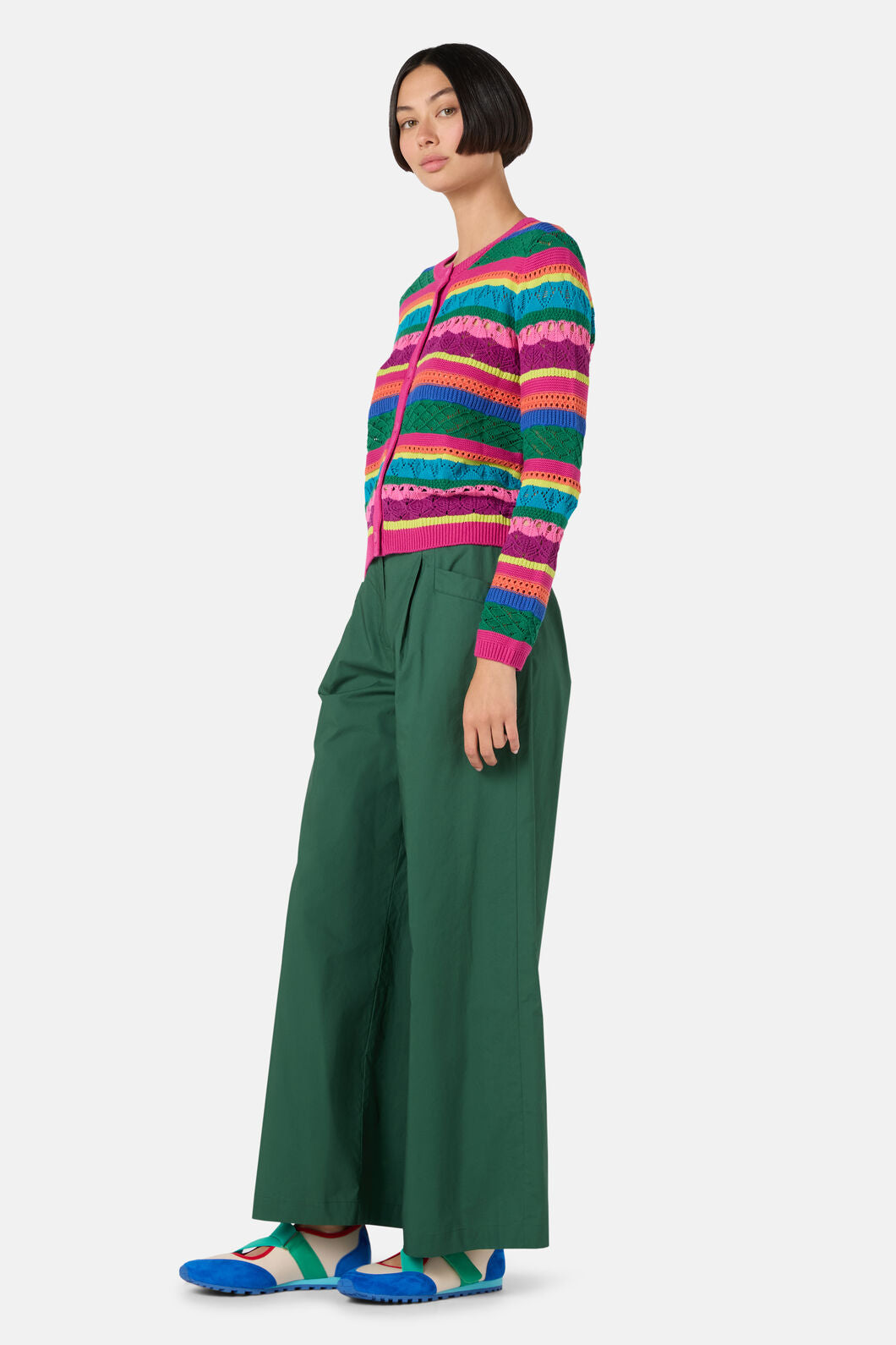 Gorman - Stripetastic Cotton Cardigan - stripe