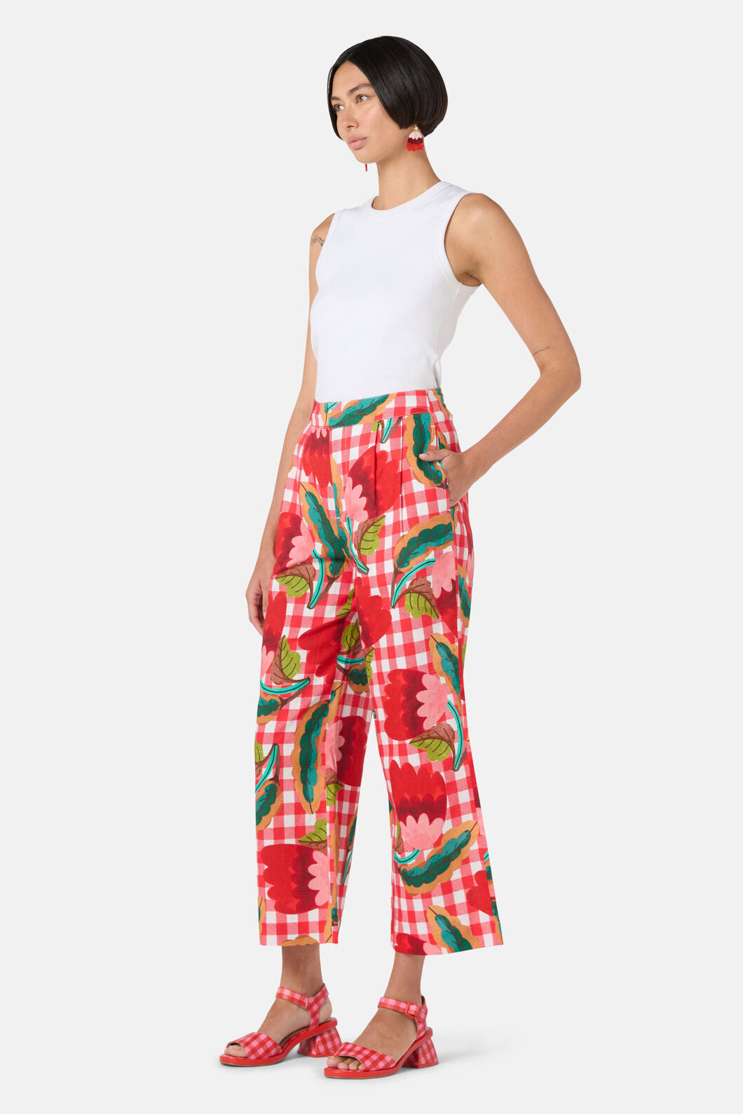 Gorman - Little Things Gingham Pant - print