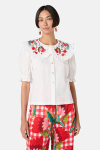 Gorman - Little Things Embroidered Shirt - white