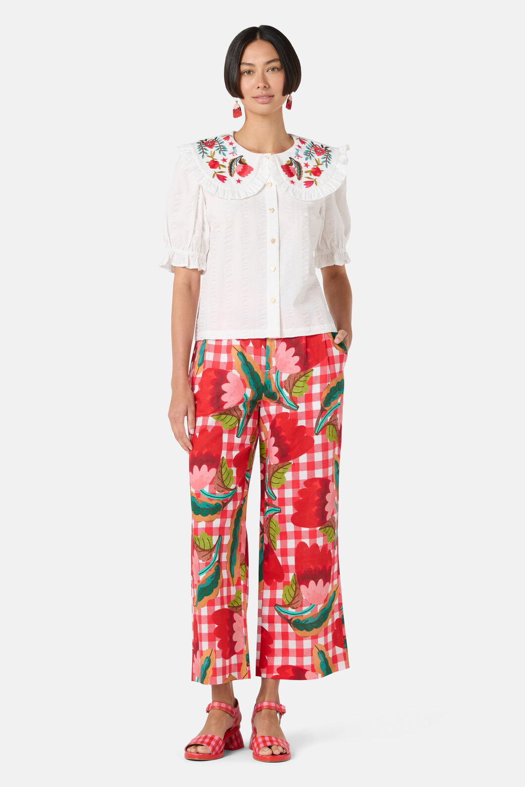 Gorman - Little Things Embroidered Shirt - white