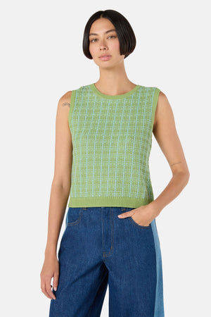 Gorman - At The Garden Knit Tank - green
