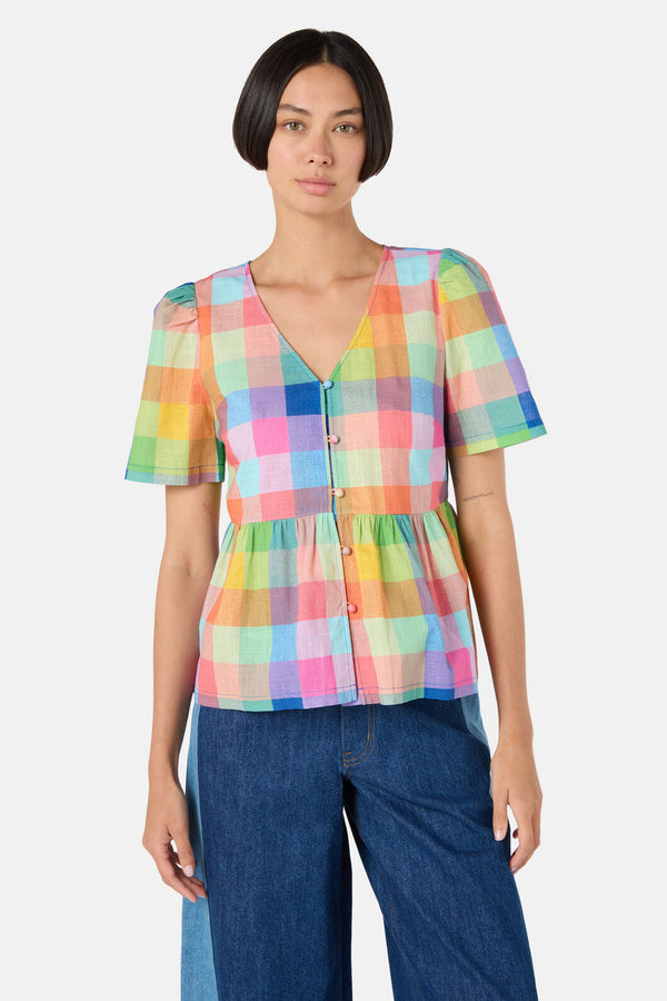 Gorman - Little Checks Top - check