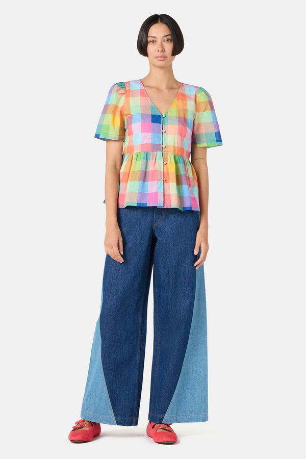 Gorman - Little Checks Top - check