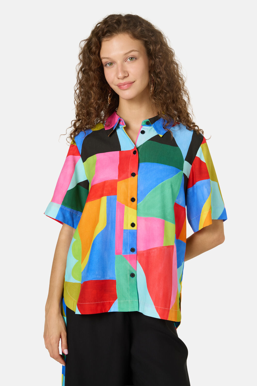 Gorman - Abstract Symphony Oversized Shirt - print