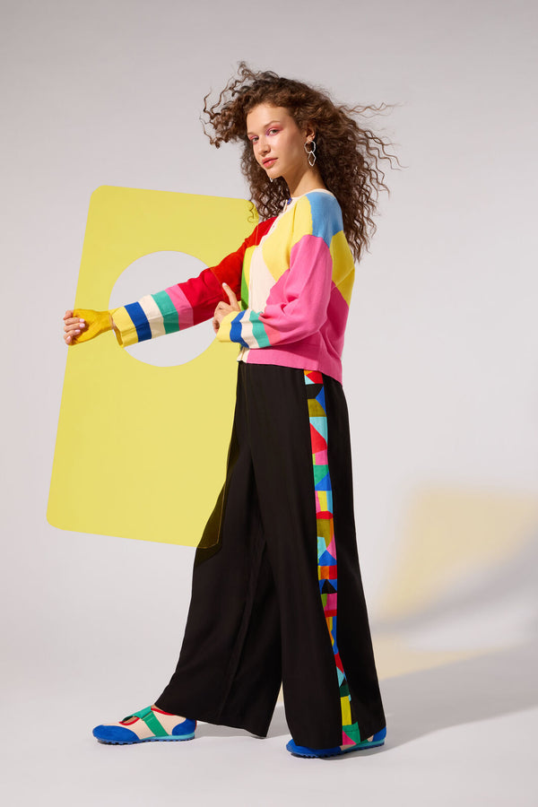 Gorman - Abstract Symphony Relaxed Pant - black