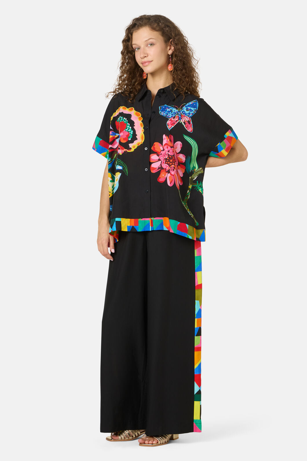 Gorman - Abstract Symphony Relaxed Pant - black