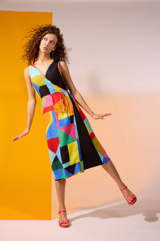 Gorman - Abstract Symphony Reversible Dress - print