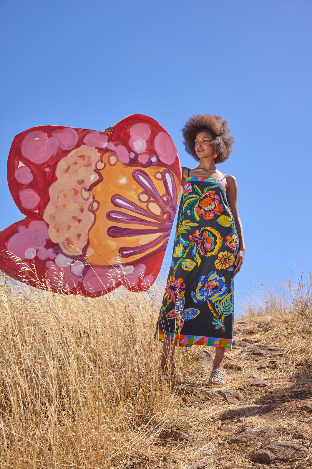 Gorman - Floral Symphony Embroidered Dress - print