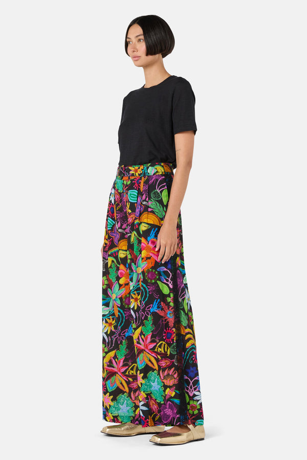 Gorman - Papaya Palm Pant - print