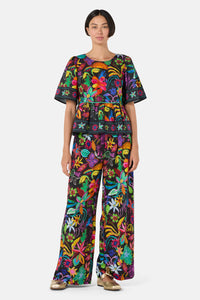 Gorman - Papaya Palm Pant - print