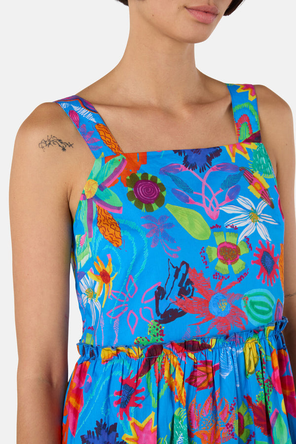 Gorman - Papaya Palm Holiday Dress - print