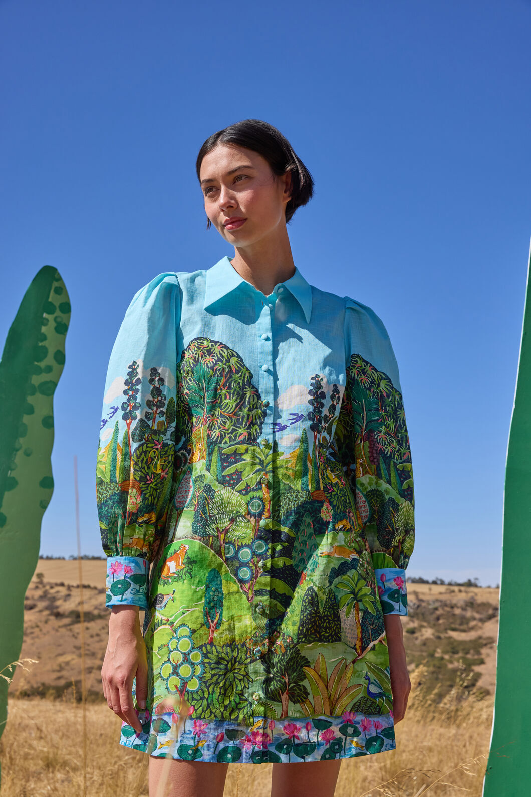 Gorman - Royal Garden Shirt Dress - print