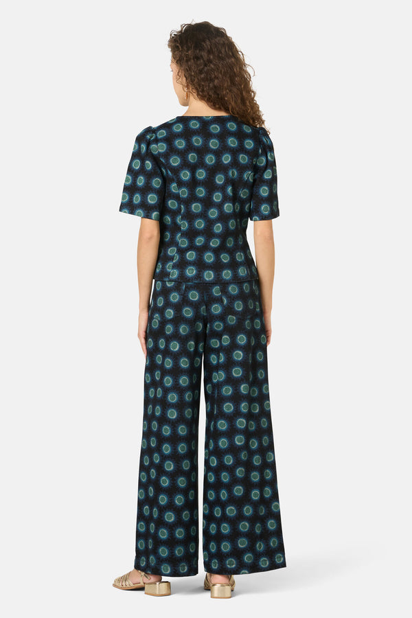 Gorman - Royal Spot Denim Top - print