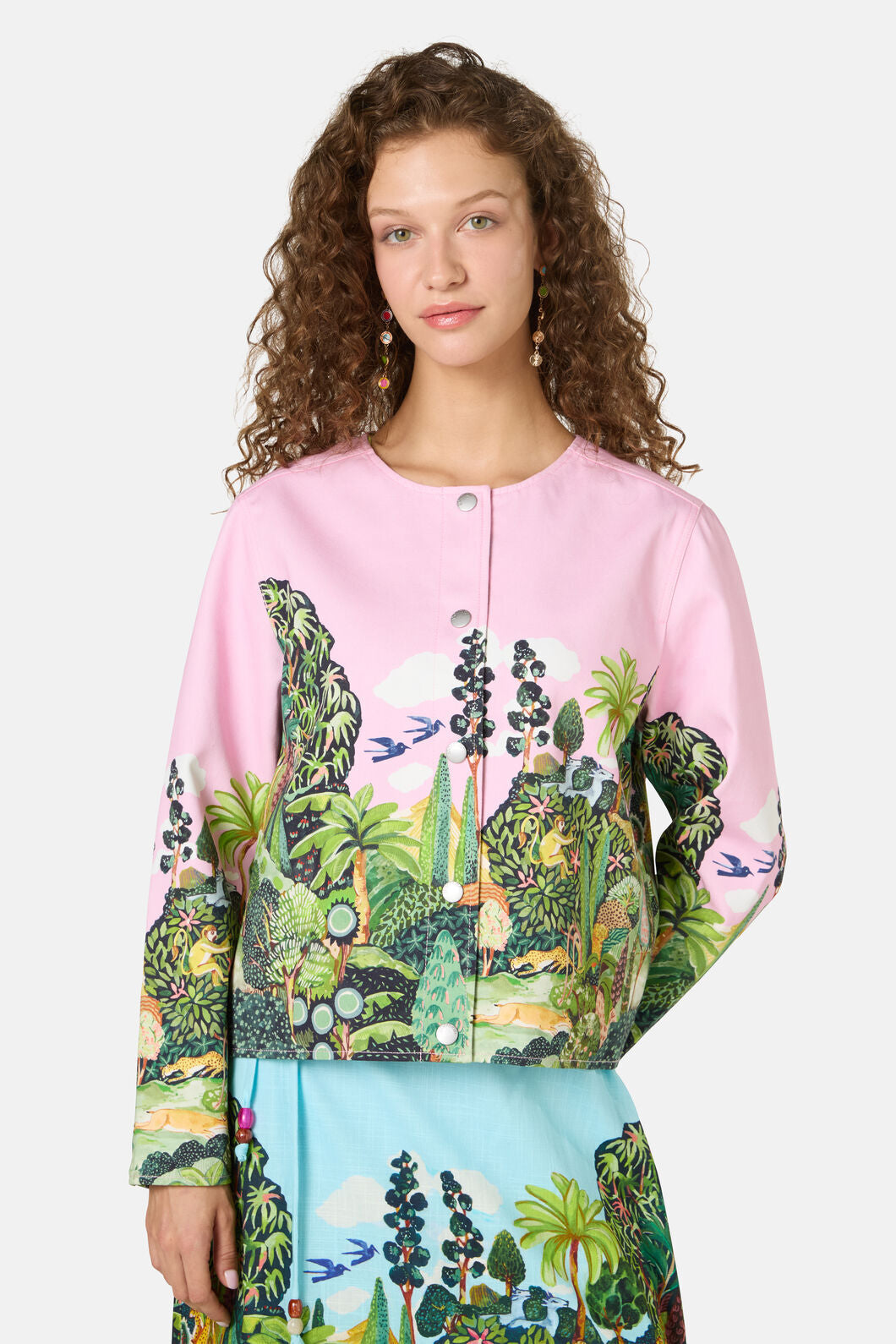 Gorman - RoyalGardenRversibleShellJckt - print