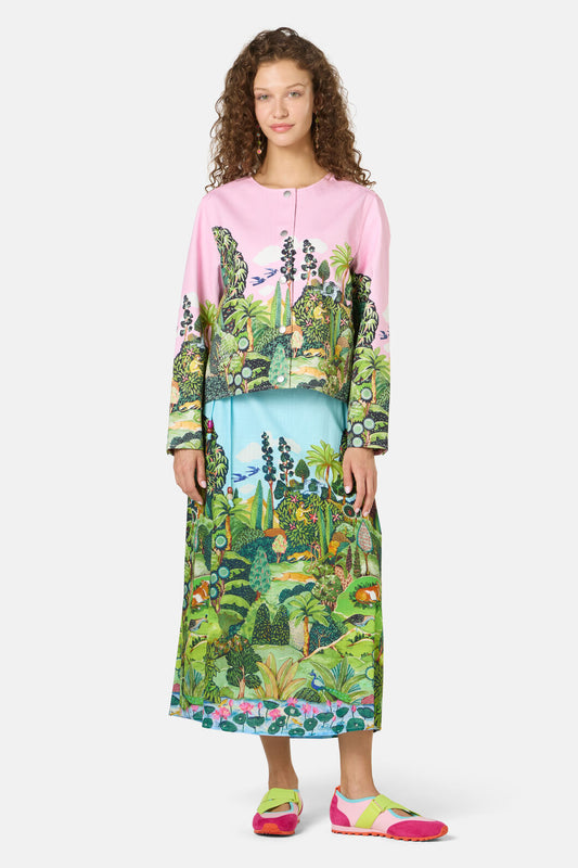 Gorman - Royal Garden Reversible Shell Jacket - print