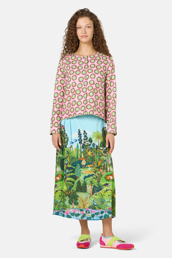 Gorman - RoyalGardenRversibleShellJckt - print