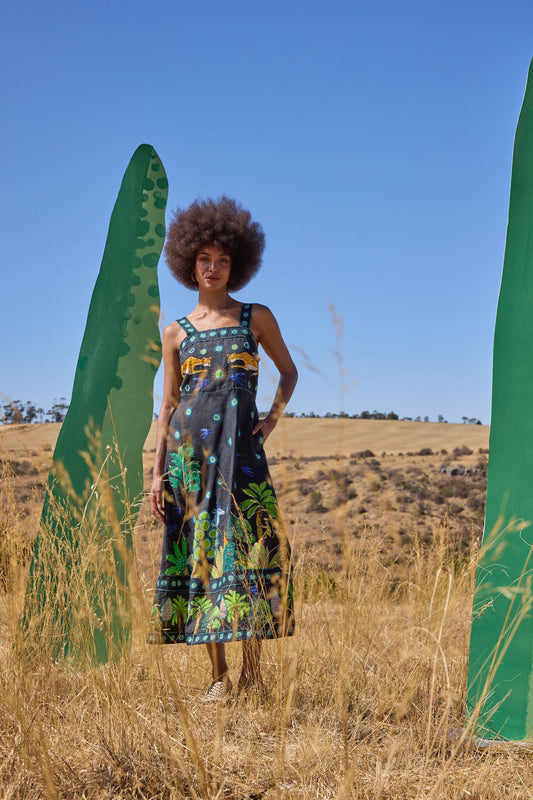 Gorman - Royal Garden Long Dress - print