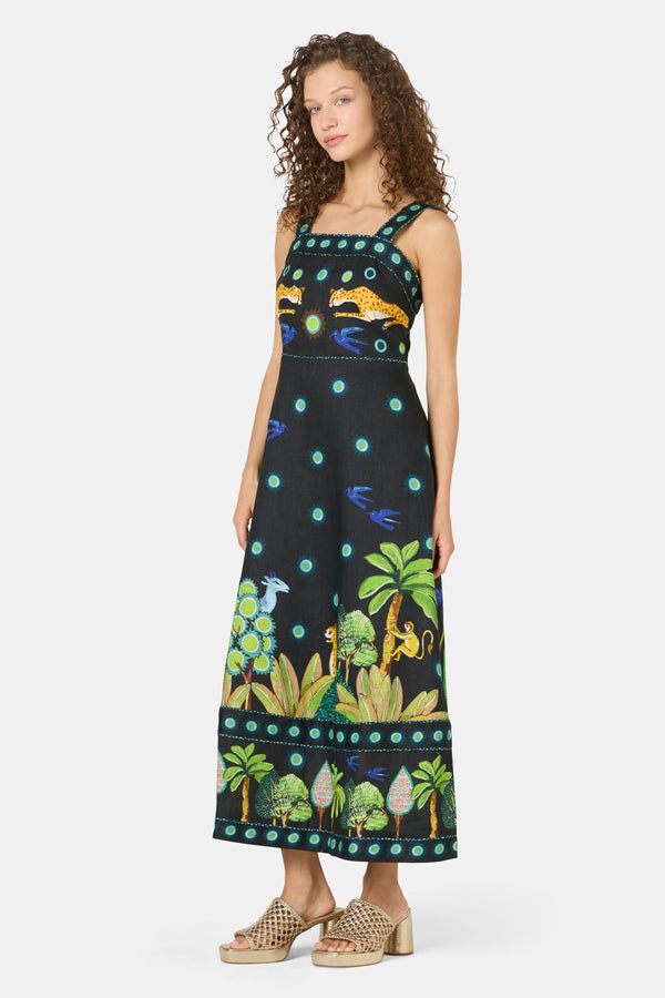 Gorman - Royal Garden Long Dress - print