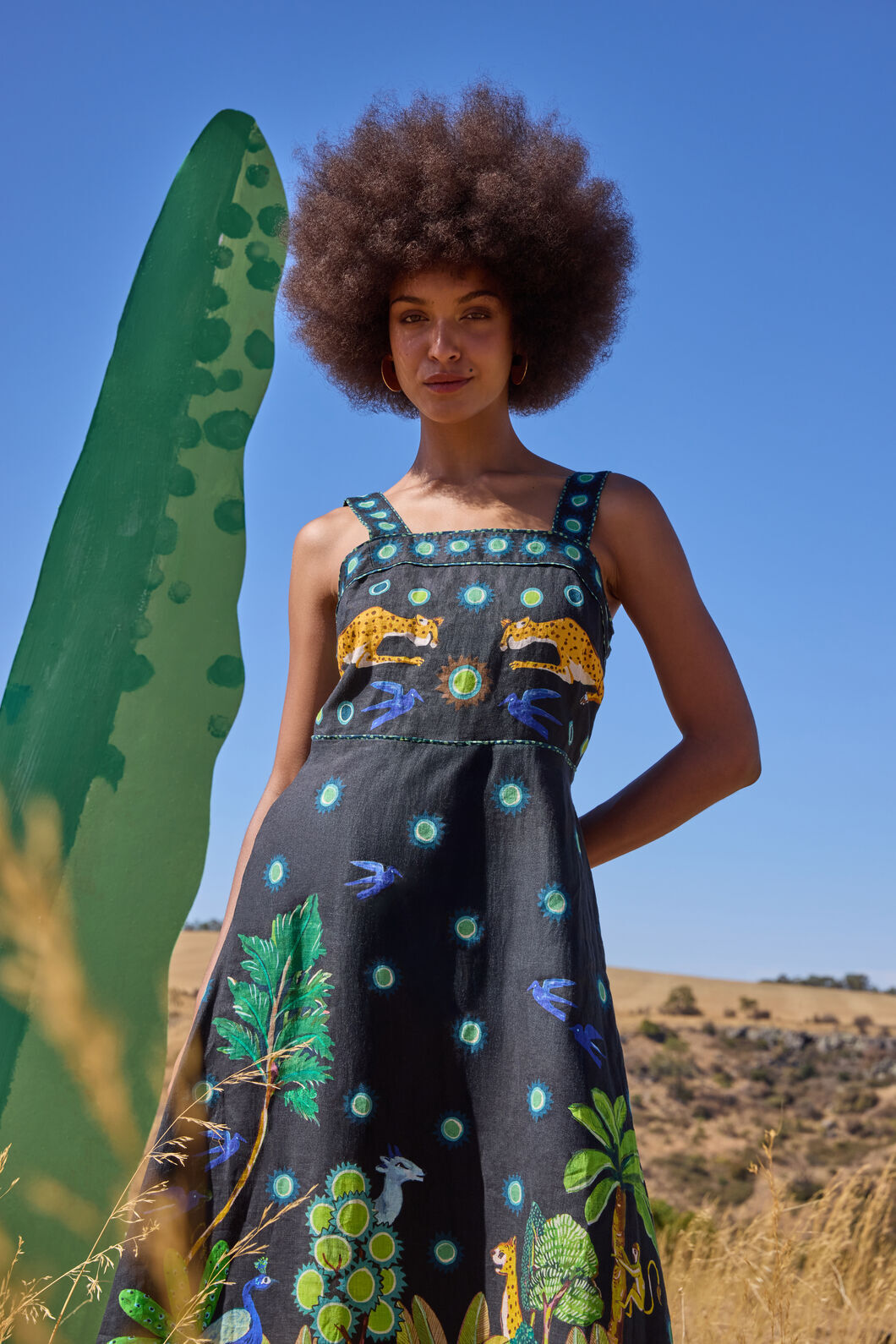 Gorman - Royal Garden Long Dress - print