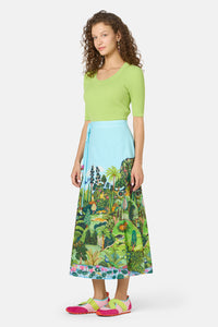 Gorman - Royal Garden Midi Skirt - print