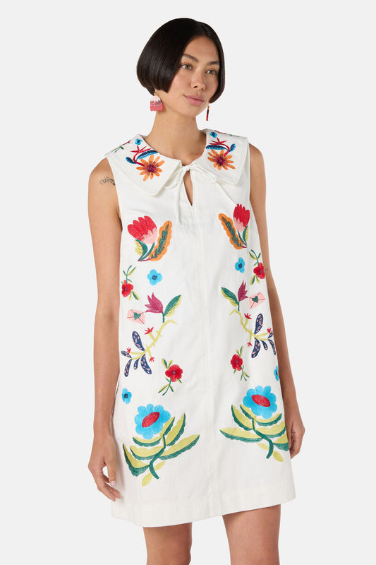 Gorman - Little Things Denim Dress - cream