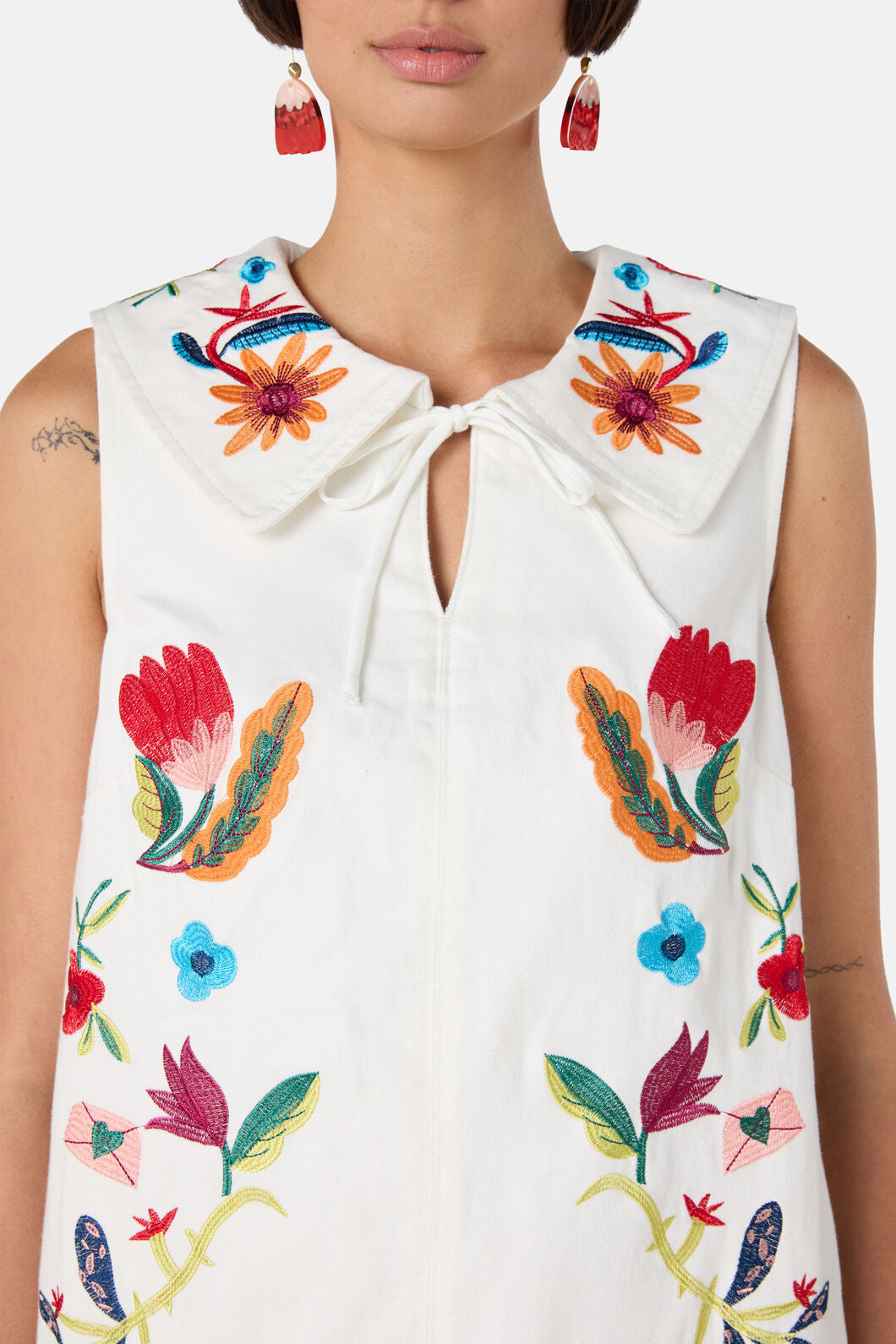 Gorman - Little Things Denim Dress - cream