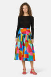Gorman - Abstract Symphony Midi Skirt - print