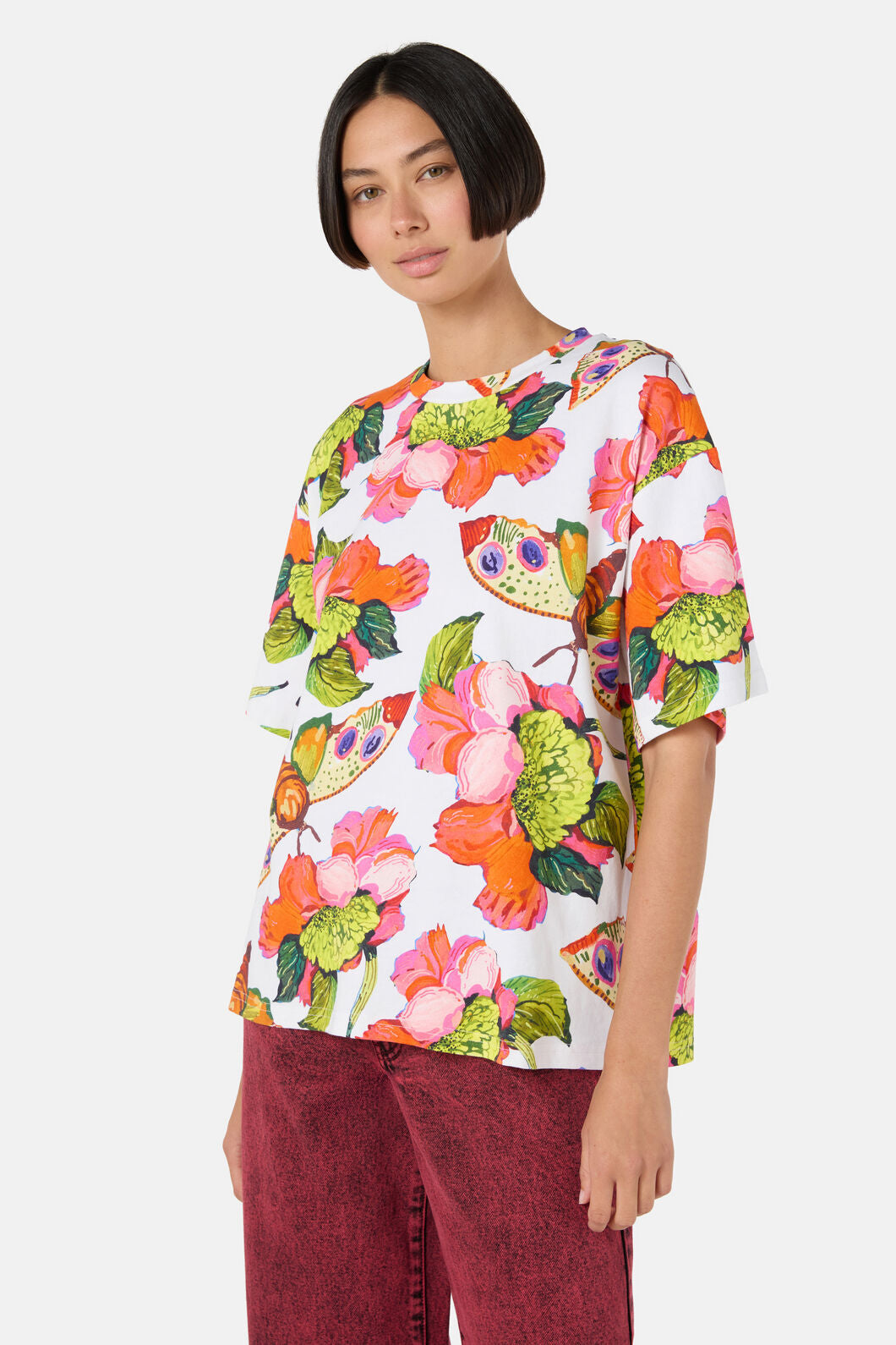 Gorman - Elara Yardage Oversized Tee - print