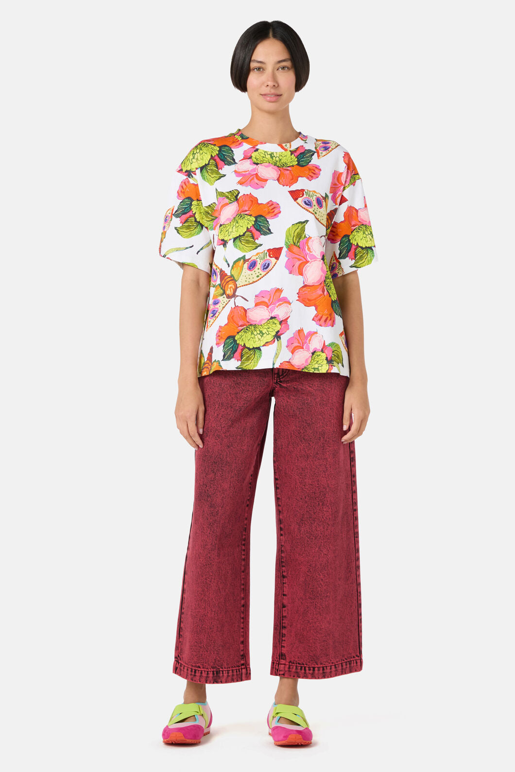 Gorman - Elara Yardage Oversized Tee - print