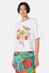 Gorman - Elara Placement Relaxed Tee - white