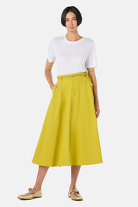 Gorman - Olive Garden Denim Skirt - olive