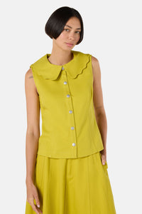 Gorman - Olive Garden Denim Top - olive