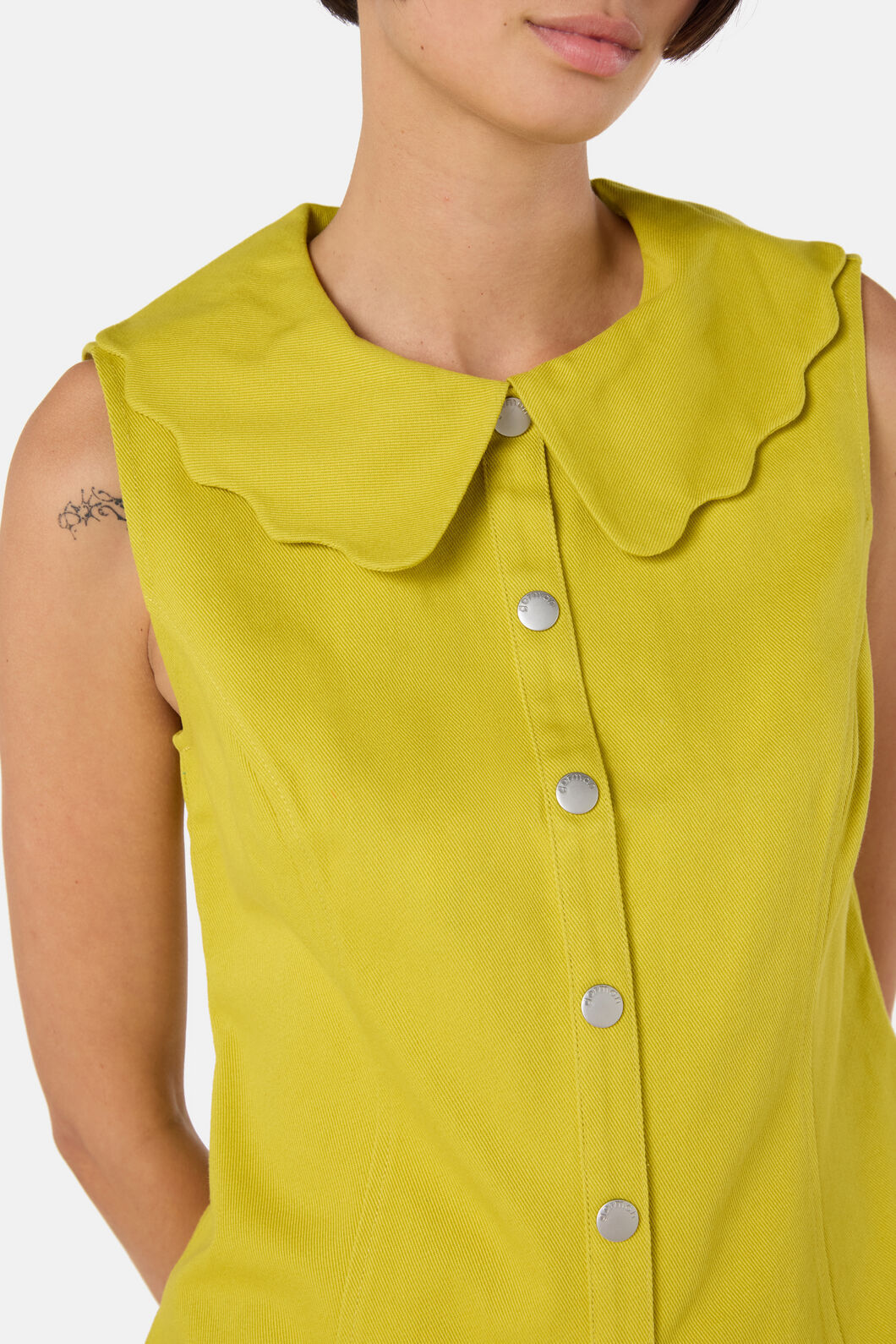 Gorman - Olive Garden Denim Top - olive