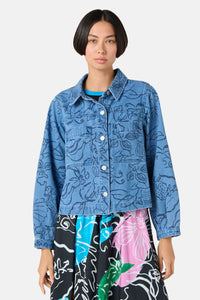 Gorman - Linework Denim Jacket - print